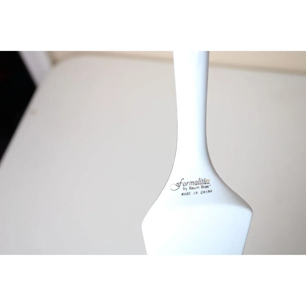 Formalities Magnolia Cake Server Porcelain Baum Brothers Vintage Floral 91537